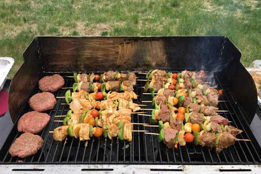 SJ Catering - Kabobs on the Grill